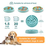 Slow-Feeder Dog Bowl