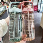 Smart Water Bottle with Time Markers