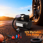 Portable Tire Inflator with Digital Gauge