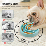 Slow-Feeder Dog Bowl