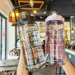 Smart Water Bottle with Time Markers