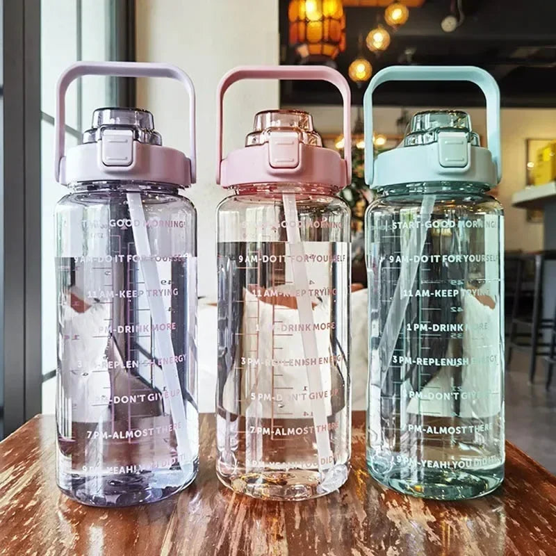 Smart Water Bottle with Time Markers